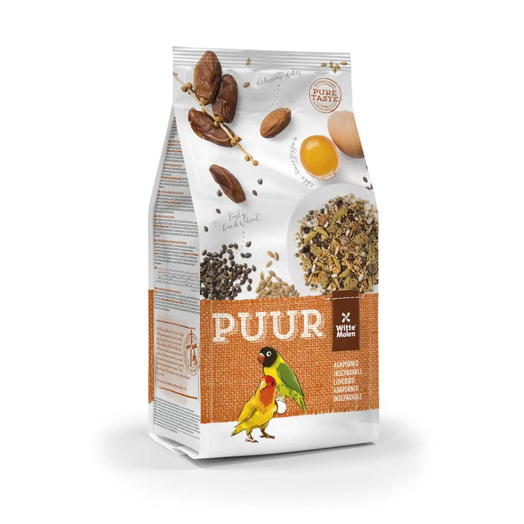 Puur Dværgpapegøjefoder 2 kg